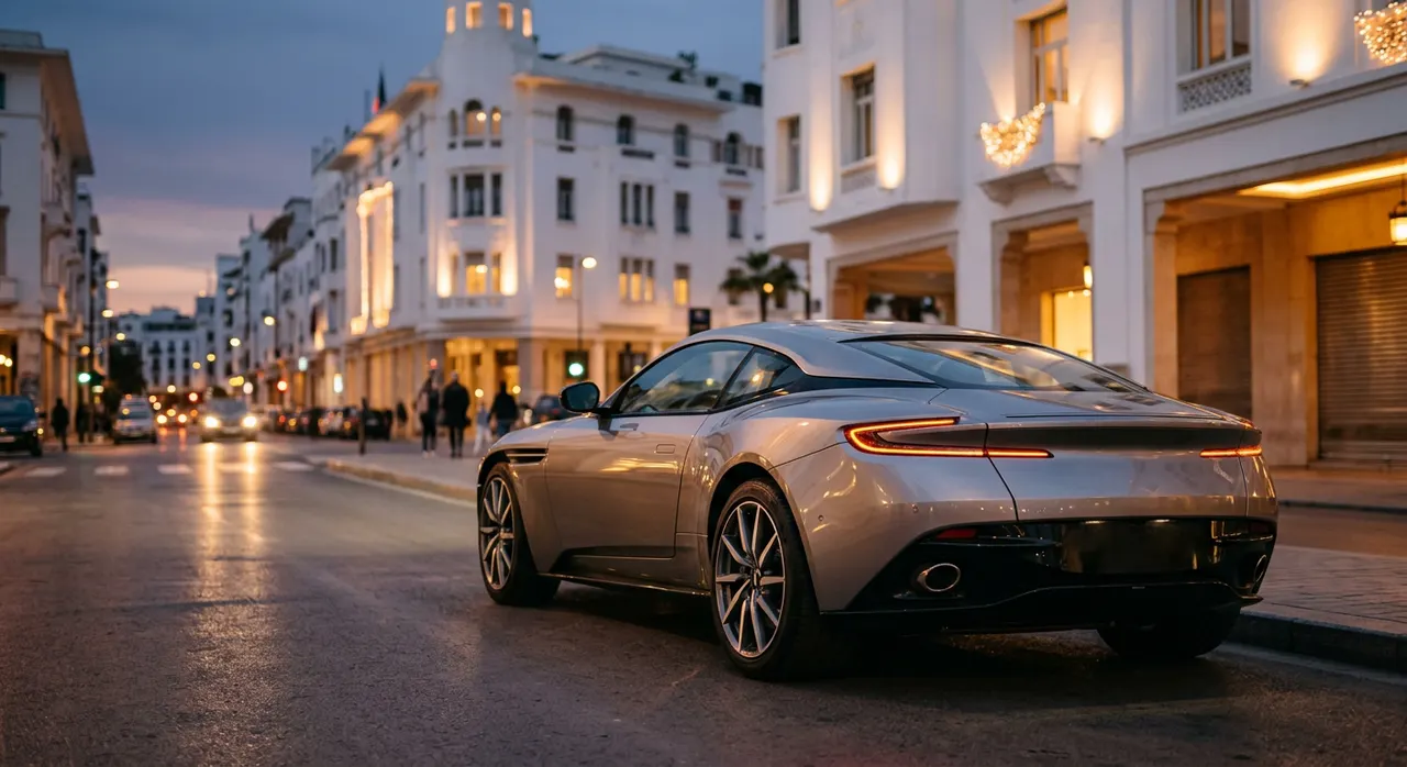Coupé fraîchement préparé au crépuscule à Casablanca